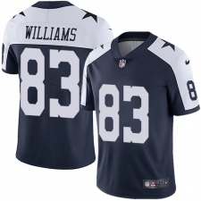 Youth Nike Dallas Cowboys #83 Terrance Williams Navy Blue Throwback Alternate Vapor Untouchable Limited Player NFL Jersey