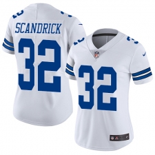 Women's Nike Dallas Cowboys #32 Orlando Scandrick White Vapor Untouchable Limited Player NFL Jersey