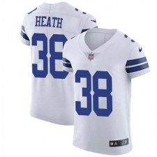Men's Nike Dallas Cowboys #38 Jeff Heath Elite White NFL Jersey