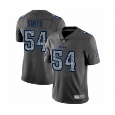 Men's Dallas Cowboys #54 Jaylon Smith Gray Static Fashion Limited Player Football Jersey