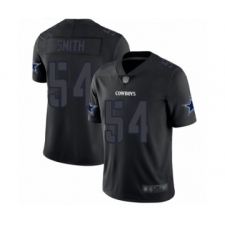 Men's Dallas Cowboys #54 Jaylon Smith Limited Black Rush Impact Football Jersey