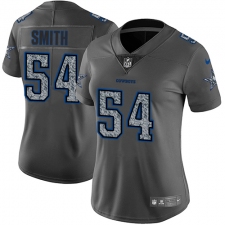 Women's Nike Dallas Cowboys #54 Jaylon Smith Gray Static Vapor Untouchable Limited NFL Jersey