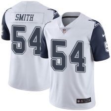 Youth Nike Dallas Cowboys #54 Jaylon Smith Limited White Rush Vapor Untouchable NFL Jersey