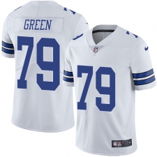 Men's Nike Dallas Cowboys #79 Chaz Green White Vapor Untouchable Limited Player NFL Jersey
