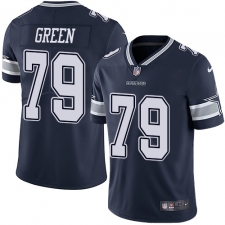 Youth Nike Dallas Cowboys #79 Chaz Green Navy Blue Team Color Vapor Untouchable Limited Player NFL Jersey