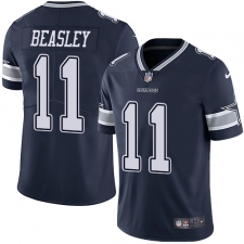 Youth Nike Dallas Cowboys #11 Cole Beasley Navy Blue Team Color Vapor Untouchable Limited Player NFL Jersey