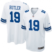 Men's Nike Dallas Cowboys #19 Brice Butler Game White NFL Jersey