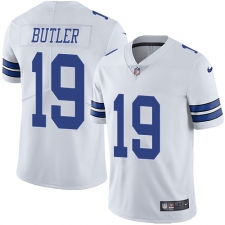 Men's Nike Dallas Cowboys #19 Brice Butler White Vapor Untouchable Limited Player NFL Jersey