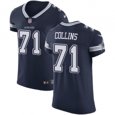 Men's Nike Dallas Cowboys #71 La'el Collins Navy Blue Team Color Vapor Untouchable Elite Player NFL Jersey