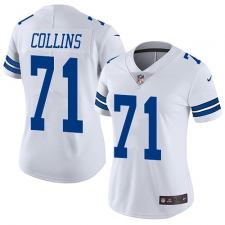 Women's Nike Dallas Cowboys #71 La'el Collins Elite White NFL Jersey