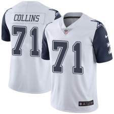Youth Nike Dallas Cowboys #71 La'el Collins Limited White Rush Vapor Untouchable NFL Jersey