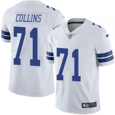Youth Nike Dallas Cowboys #71 La'el Collins White Vapor Untouchable Limited Player NFL Jersey