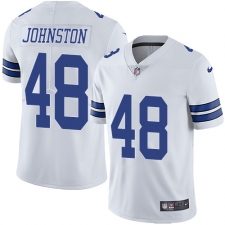 Youth Nike Dallas Cowboys #48 Daryl Johnston White Vapor Untouchable Limited Player NFL Jersey