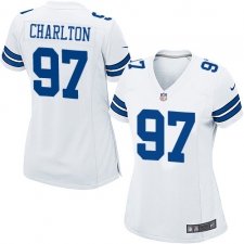 Women's Nike Dallas Cowboys #97 Taco Charlton Game White NFL Jersey