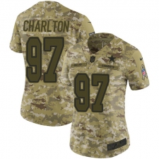 Women's Nike Dallas Cowboys #97 Taco Charlton Limited Camo 2018 Salute to Service NFL Jersey