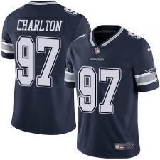 Youth Nike Dallas Cowboys #97 Taco Charlton Navy Blue Team Color Vapor Untouchable Limited Player NFL Jersey