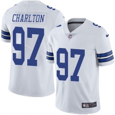Youth Nike Dallas Cowboys #97 Taco Charlton White Vapor Untouchable Limited Player NFL Jersey