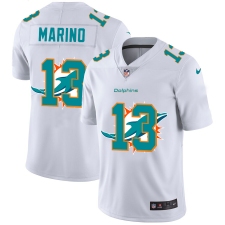 Men's Miami Dolphins #13 Dan Marino White Nike White Shadow Edition Limited Jersey