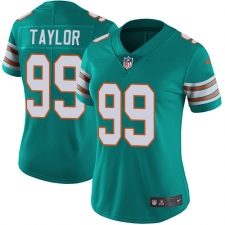 Women's Nike Miami Dolphins #99 Jason Taylor Elite Aqua Green Alternate NFL Jersey