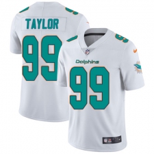 Youth Nike Miami Dolphins #99 Jason Taylor Elite White NFL Jersey