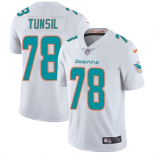 Men's Nike Miami Dolphins #78 Laremy Tunsil White Vapor Untouchable Limited Player NFL Jersey