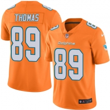 Youth Nike Miami Dolphins #89 Julius Thomas Limited Orange Rush Vapor Untouchable NFL Jersey