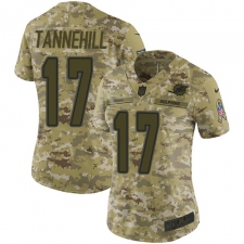 Women's Nike Miami Dolphins #17 Ryan Tannehill Limited Camo 2018 Salute to Service NFL Jersey