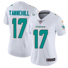 Women's Nike Miami Dolphins #17 Ryan Tannehill White Vapor Untouchable Limited Player NFL Jersey