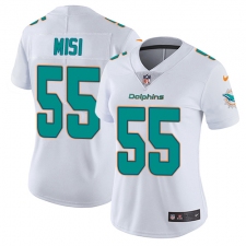 Women's Nike Miami Dolphins #55 Koa Misi Elite White NFL Jersey
