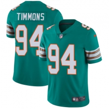 Men's Nike Miami Dolphins #94 Lawrence Timmons Aqua Green Alternate Vapor Untouchable Limited Player NFL Jersey