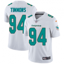 Men's Nike Miami Dolphins #94 Lawrence Timmons White Vapor Untouchable Limited Player NFL Jersey