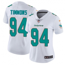 Women's Nike Miami Dolphins #94 Lawrence Timmons White Vapor Untouchable Limited Player NFL Jersey
