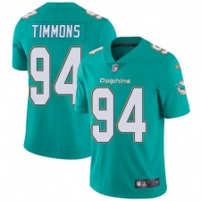 Youth Nike Miami Dolphins #94 Lawrence Timmons Elite Aqua Green Team Color NFL Jersey