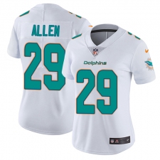 Women's Nike Miami Dolphins #29 Nate Allen Elite White NFL Jersey