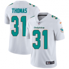 Youth Nike Miami Dolphins #31 Michael Thomas Elite White NFL Jersey