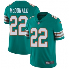 Youth Nike Miami Dolphins #22 T.J. McDonald Elite Aqua Green Alternate NFL Jersey
