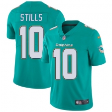 Youth Nike Miami Dolphins #10 Kenny Stills Aqua Green Team Color Vapor Untouchable Limited Player NFL Jersey