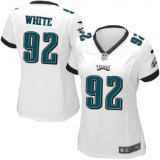 Women's Nike Philadelphia Eagles #92 Reggie White Game White NFL Jersey