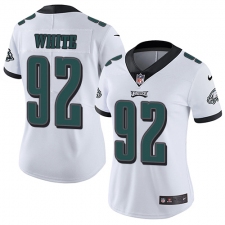 Women's Nike Philadelphia Eagles #92 Reggie White White Vapor Untouchable Limited Player NFL Jersey