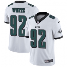 Youth Nike Philadelphia Eagles #92 Reggie White White Vapor Untouchable Limited Player NFL Jersey