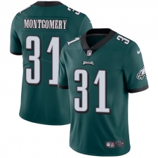 Youth Nike Philadelphia Eagles #31 Wilbert Montgomery Midnight Green Team Color Vapor Untouchable Limited Player NFL Jersey