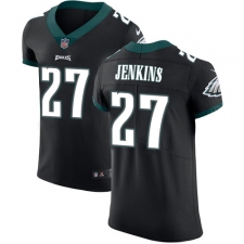 Men's Nike Philadelphia Eagles #27 Malcolm Jenkins Black Alternate Vapor Untouchable Elite Player NFL Jersey