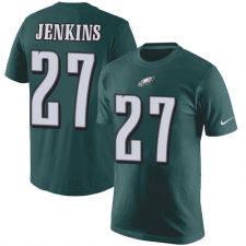 Nike Philadelphia Eagles #27 Malcolm Jenkins Green Rush Pride Name & Number T-Shirt