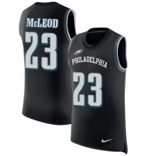 Men's Nike Philadelphia Eagles #23 Rodney McLeod Limited Black Rush Player Name & Number Tank Top NFL Jersey