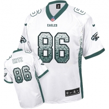Men's Nike Philadelphia Eagles #86 Zach Ertz Limited White Drift Fashion NFL Jersey