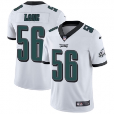 Men's Nike Philadelphia Eagles #56 Chris Long White Vapor Untouchable Limited Player NFL Jersey