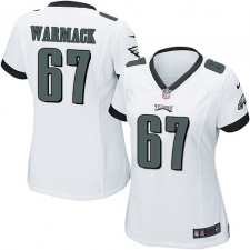 Women's Nike Philadelphia Eagles #67 Chance Warmack Game White NFL Jersey