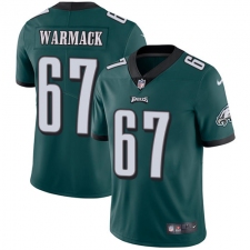 Youth Nike Philadelphia Eagles #67 Chance Warmack Midnight Green Team Color Vapor Untouchable Limited Player NFL Jersey