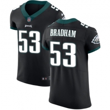 Men's Nike Philadelphia Eagles #53 Nigel Bradham Black Alternate Vapor Untouchable Elite Player NFL Jersey