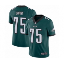 Men's Philadelphia Eagles #75 Vinny Curry Midnight Green Team Color Vapor Untouchable Limited Player Football Jersey